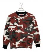 SUPREMEシュプリーム）の古着「18AW L/S Pocket Tee / 長袖カットソー」｜ブラウン×ホワイト