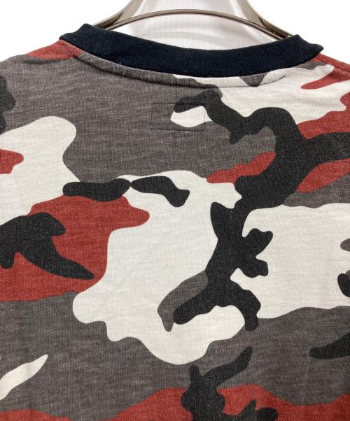 SUPREME（シュプリーム）SUPREME (シュプリーム) 18AW L/S Pocket Tee / 長袖カットソー ブラウン×ホワイト サイズ:Sの古着・服飾アイテム