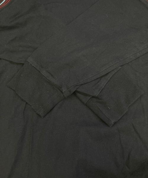 SUPREME（シュプリーム）SUPREME (シュプリーム) Knit Panel Stripe L/S Top / 長袖カットソー ブラック サイズ:Sの古着・服飾アイテム