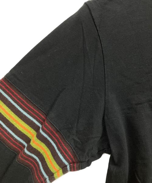 SUPREME（シュプリーム）SUPREME (シュプリーム) Knit Panel Stripe L/S Top / 長袖カットソー ブラック サイズ:Sの古着・服飾アイテム