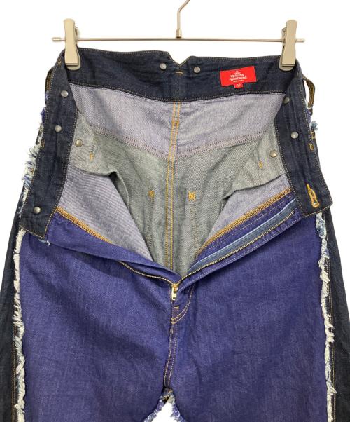 Vivienne Westwood RED LABEL（ヴィヴィアンウエストウッドレッドレーベル）Vivienne Westwood RED LABEL (ヴィヴィアンウエストウッドレッドレーベル) デニムパンツ インディゴ サイズ:2の古着・服飾アイテム