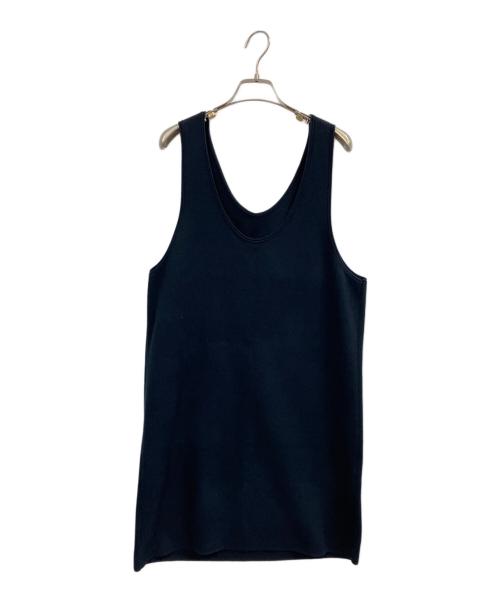 Curensology（カレンソロジー）Curensology (カレンソロジー) ノースリーブワンピース ネイビー サイズ:Freeの古着・服飾アイテム