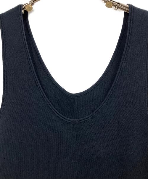 Curensology（カレンソロジー）Curensology (カレンソロジー) ノースリーブワンピース ネイビー サイズ:Freeの古着・服飾アイテム