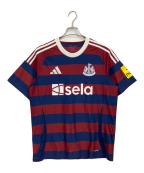 adidasアディダス）の古着「ニューカッスル・ユナイテッドFC 24/25 アウェイユニフォーム / ゲームシャツ」｜レッド×ネイビー