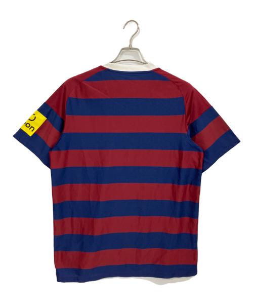 adidas（アディダス）adidas (アディダス) ニューカッスル・ユナイテッドFC 24/25 アウェイユニフォーム / ゲームシャツ レッド×ネイビー サイズ:2XLの古着・服飾アイテム