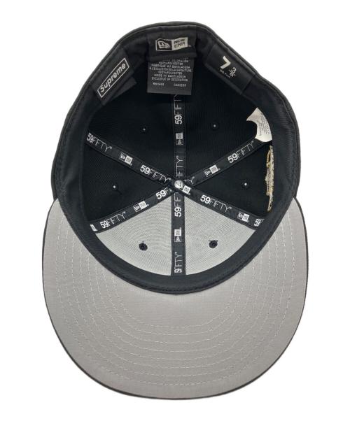 New Era（ニューエラ）New Era (ニューエラ) SUPREME (シュプリーム) シュプリーム チャンピオンシップ ボックス ロゴ ニューエラ  ブラック サイズ:58.7㎝の古着・服飾アイテム