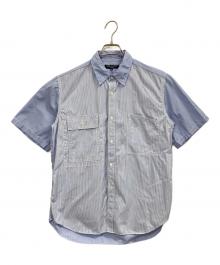 COMME des GARCONS HOMME（コムデギャルソン オム）の古着「半袖シャツ」｜スカイブルー