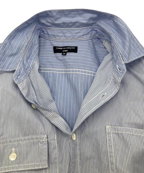 COMME des GARCONS HOMME（コムデギャルソン オム）COMME des GARCONS HOMME (コムデギャルソン オム) 半袖シャツ スカイブルー サイズ:Mの古着・服飾アイテム