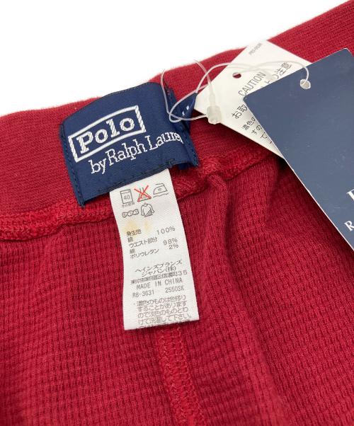 POLO RALPH LAUREN（ポロ・ラルフローレン）POLO RALPH LAUREN (ポロ・ラルフローレン) スウェットパンツ レッド サイズ:LLの古着・服飾アイテム