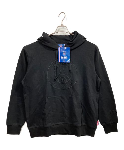Paris Saint-Germain（パリサンジェルマン）Paris Saint-Germain (パリサンジェルマン) プルオーバーパーカー ブラック サイズ:XLの古着・服飾アイテム