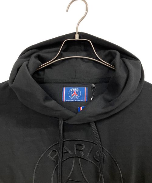 Paris Saint-Germain（パリサンジェルマン）Paris Saint-Germain (パリサンジェルマン) プルオーバーパーカー ブラック サイズ:XLの古着・服飾アイテム
