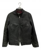 SCHOTT BROS.ショットブロス）の古着「60’S復刻 レザージャケット」｜ブラック