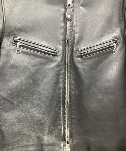 SCHOTT BROS.（ショットブロス）SCHOTT BROS. (ショットブロス) 60’S復刻 レザージャケット ブラック サイズ:36の古着・服飾アイテム