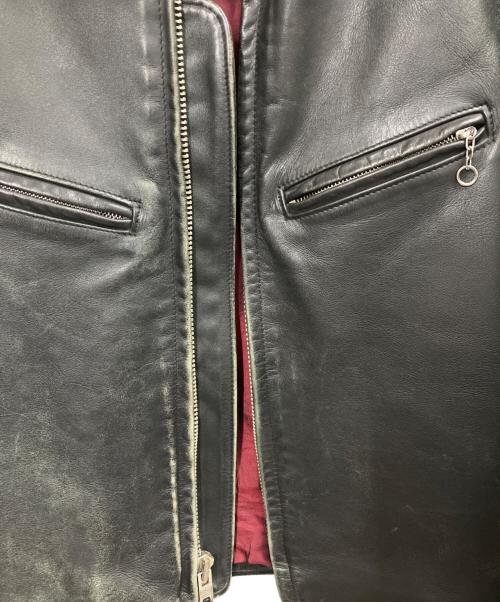 SCHOTT BROS.（ショットブロス）SCHOTT BROS. (ショットブロス) 60’S復刻 レザージャケット ブラック サイズ:36の古着・服飾アイテム