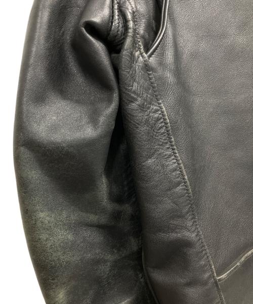 SCHOTT BROS.（ショットブロス）SCHOTT BROS. (ショットブロス) 60’S復刻 レザージャケット ブラック サイズ:36の古着・服飾アイテム