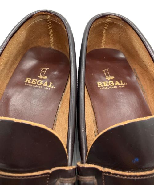 REGAL（リーガル）REGAL (リーガル) コインローファー ブラウン サイズ:27.5㎝の古着・服飾アイテム