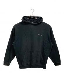 BALENCIAGA（バレンシアガ）の古着「ロゴ刺繍パーカー」｜ブラック