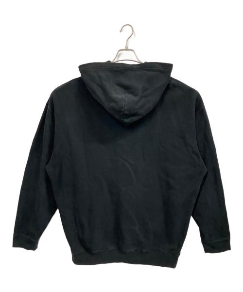 BALENCIAGA（バレンシアガ）BALENCIAGA (バレンシアガ) ロゴ刺繍パーカー ブラック サイズ:Mの古着・服飾アイテム