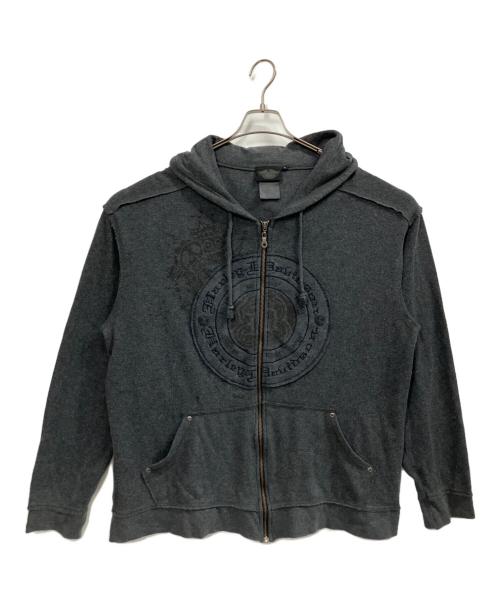 HARLEY-DAVIDSON（ハーレーダビッドソン）HARLEY-DAVIDSON (ハーレーダビッドソン) サーマルグラフィック フーディー グレー サイズ:Lの古着・服飾アイテム