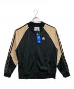 adidas Originalsアディダスオリジナル）の古着「Tricot SST Track Top / トラックジャケット」｜ブラック×ベージュ