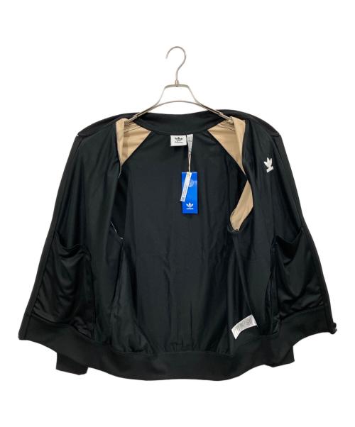 adidas Originals（アディダスオリジナル）adidas Originals (アディダスオリジナル) Tricot SST Track Top / トラックジャケット ブラック×ベージュ サイズ:L 未使用品の古着・服飾アイテム