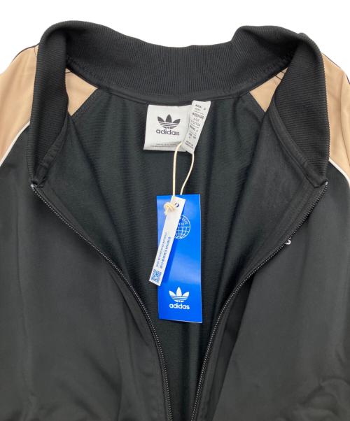 adidas Originals（アディダスオリジナル）adidas Originals (アディダスオリジナル) Tricot SST Track Top / トラックジャケット ブラック×ベージュ サイズ:L 未使用品の古着・服飾アイテム