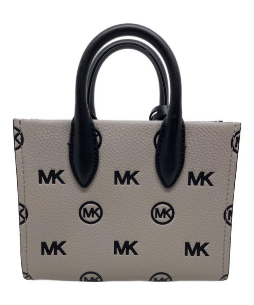 MICHAEL KORS（マイケルコース）MICHAEL KORS (マイケルコース) 2WAYショルダーバッグ グレー×ブラックの古着・服飾アイテム