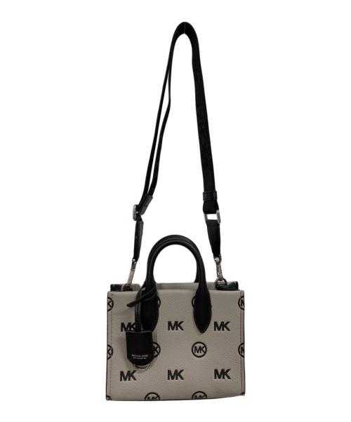 MICHAEL KORS（マイケルコース）MICHAEL KORS (マイケルコース) 2WAYショルダーバッグ グレー×ブラックの古着・服飾アイテム