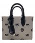 MICHAEL KORS (マイケルコース) 2WAYショルダーバッグ グレー×ブラック：12000円
