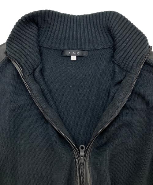 A.A.R（アール）A.A.R (アール) ジップジャケット ブラック サイズ:1の古着・服飾アイテム