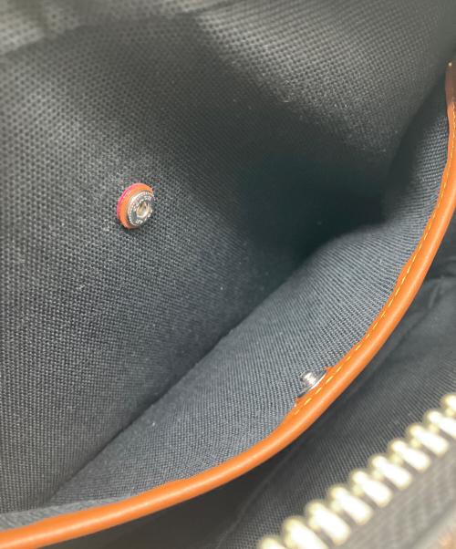 COACH（コーチ）COACH (コーチ) ラジオ カメラ バッグ・ラブド レザー ブラック×ブラウンの古着・服飾アイテム