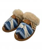 UGG×PENDLETONアグ×ペンドルトン）の古着「SCUFF DECO」｜ブラウン×ブルー