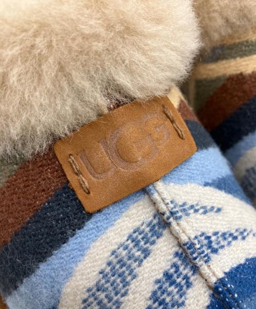 UGG（アグ）UGG (アグ) PENDLETON (ペンドルトン) SCUFF DECO  ブラウン×ブルー サイズ:24㎝の古着・服飾アイテム