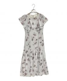 HER LIP TO（ハーリップトゥ）の古着「Laminak Floral Dress」｜ライトグレー
