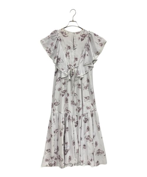 HER LIP TO（ハーリップトゥ）HER LIP TO (ハーリップトゥ) Laminak Floral Dress ライトグレー サイズ:Mの古着・服飾アイテム