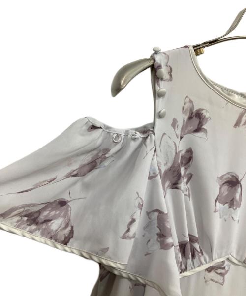 HER LIP TO（ハーリップトゥ）HER LIP TO (ハーリップトゥ) Laminak Floral Dress ライトグレー サイズ:Mの古着・服飾アイテム