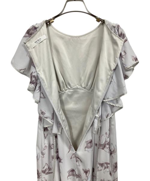 HER LIP TO（ハーリップトゥ）HER LIP TO (ハーリップトゥ) Laminak Floral Dress ライトグレー サイズ:Mの古着・服飾アイテム