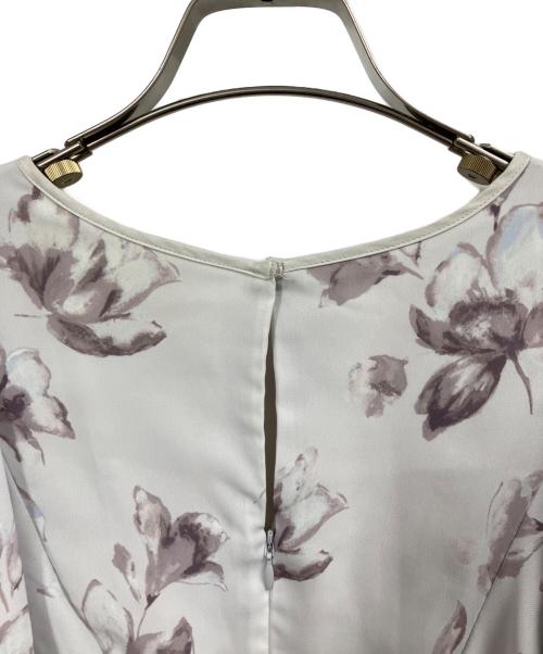 HER LIP TO（ハーリップトゥ）HER LIP TO (ハーリップトゥ) Laminak Floral Dress ライトグレー サイズ:Mの古着・服飾アイテム