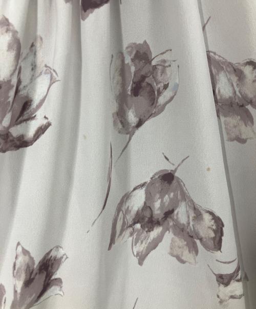 HER LIP TO（ハーリップトゥ）HER LIP TO (ハーリップトゥ) Laminak Floral Dress ライトグレー サイズ:Mの古着・服飾アイテム