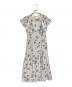 HER LIP TO（ハーリップトゥ）の古着「Laminak Floral Dress」｜ライトグレー