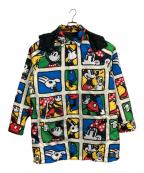LEVI'S×DISNEYリーバイス×ディズニー）の古着「リバーシブルキルティングコート」｜ブラック×マルチカラー