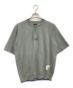 NEW BALANCEニューバランス）の古着「大谷翔平 プレミアムショートスリーブニット / 半袖カットソー」｜グレー