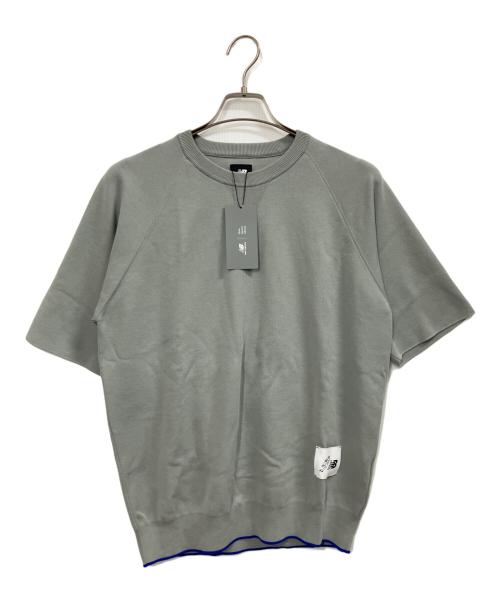NEW BALANCE（ニューバランス）NEW BALANCE (ニューバランス) 大谷翔平 プレミアムショートスリーブニット / 半袖カットソー グレー サイズ:M 未使用品の古着・服飾アイテム