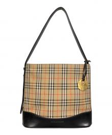BURBERRY（バーバリー）の古着「ワンショルダーバッグ」｜ブラック×ベージュ