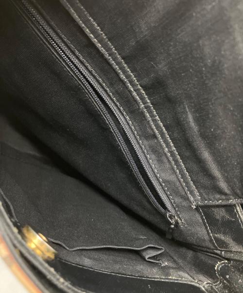 BURBERRY（バーバリー）BURBERRY (バーバリー) ワンショルダーバッグ ブラック×ベージュの古着・服飾アイテム