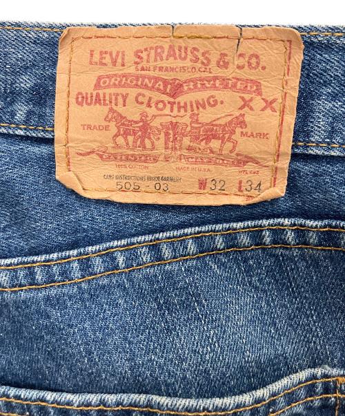 LEVI'S（リーバイス）LEVI'S (リーバイス) 505 デニムパンツ インディゴ サイズ:W32 L34の古着・服飾アイテム