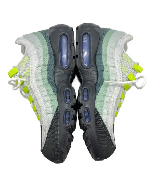 NIKE（ナイキ）NIKE (ナイキ)  AIR MAX 95 By You / ローカットスニーカー ホワイト×グリーン サイズ:24の古着・服飾アイテム
