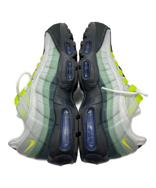 NIKE（ナイキ）NIKE (ナイキ)  AIR MAX 95 By You / ローカットスニーカー ホワイト×グリーン サイズ:24の古着・服飾アイテム