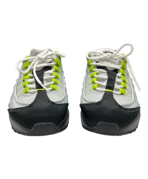NIKE（ナイキ）NIKE (ナイキ)  AIR MAX 95 By You / ローカットスニーカー ホワイト×グリーン サイズ:24の古着・服飾アイテム