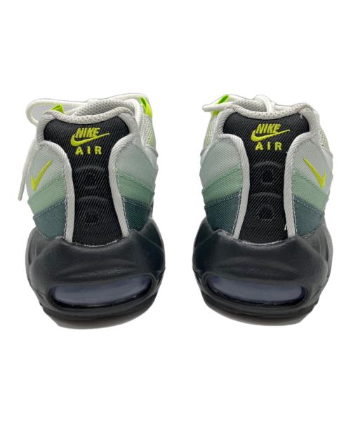 NIKE（ナイキ）NIKE (ナイキ)  AIR MAX 95 By You / ローカットスニーカー ホワイト×グリーン サイズ:24の古着・服飾アイテム